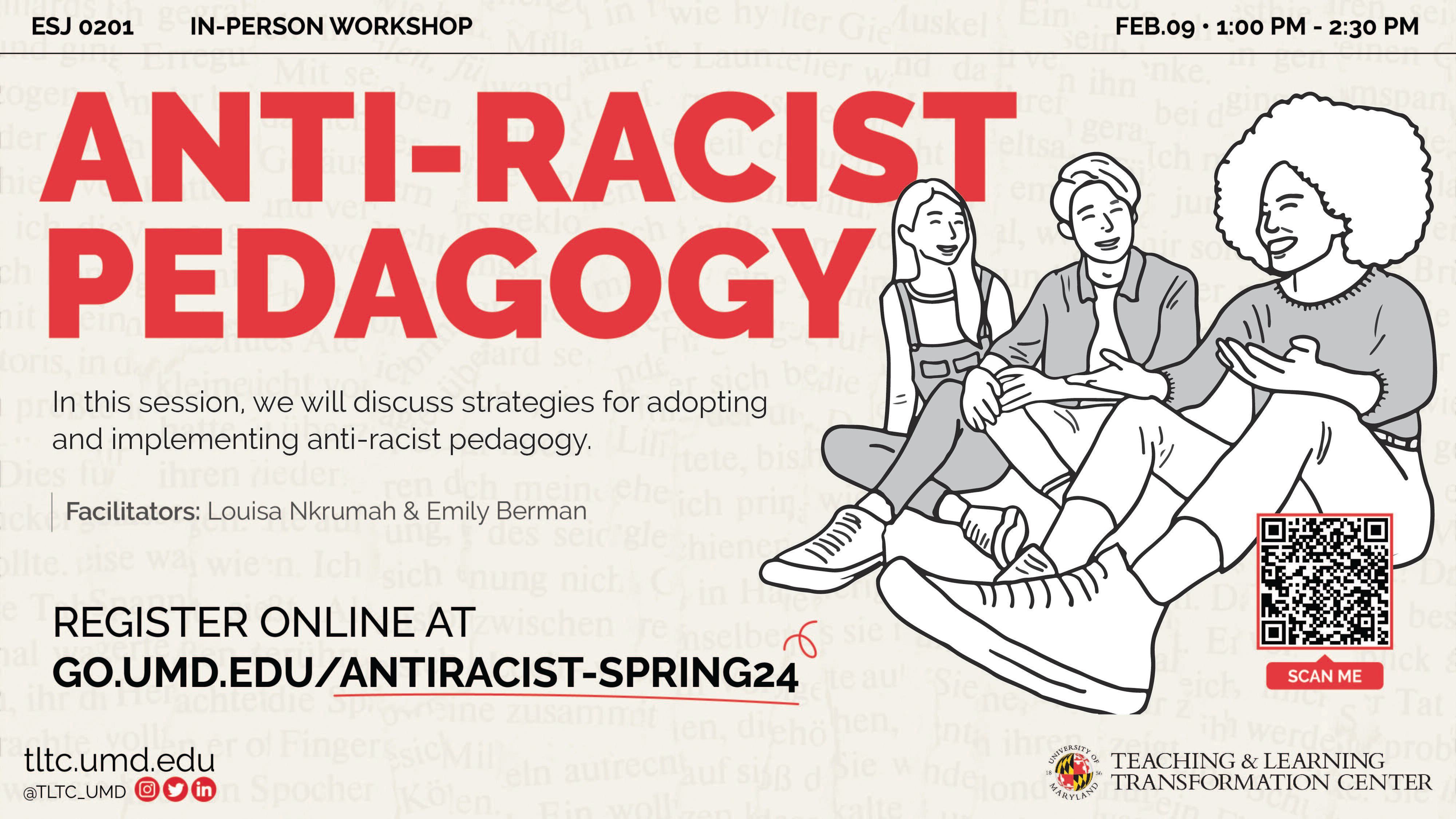 Anti Racist Animation University of Maryland Calendar | Anti-Racist Pedagogy