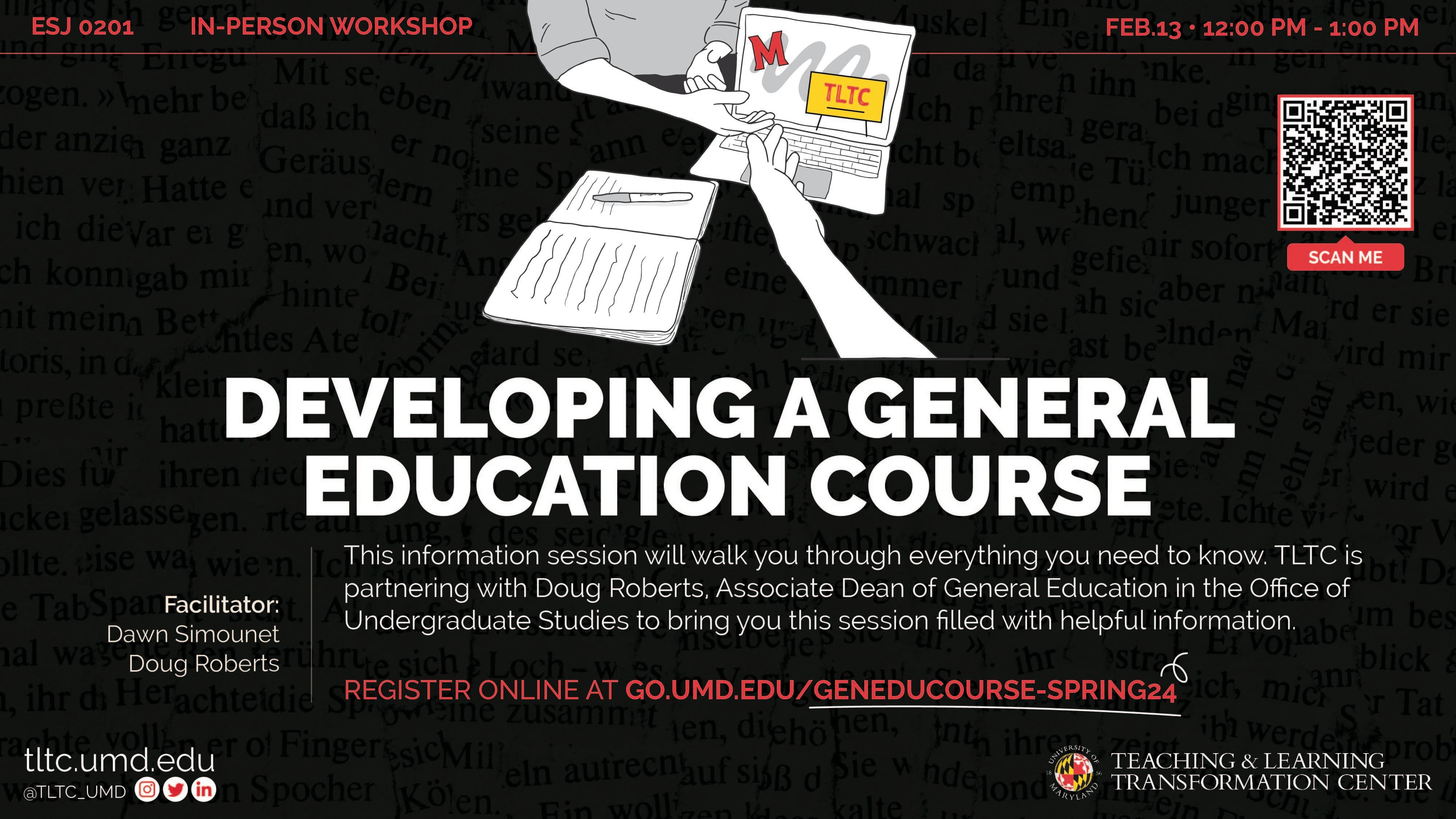 Developing a General Education Course flyer