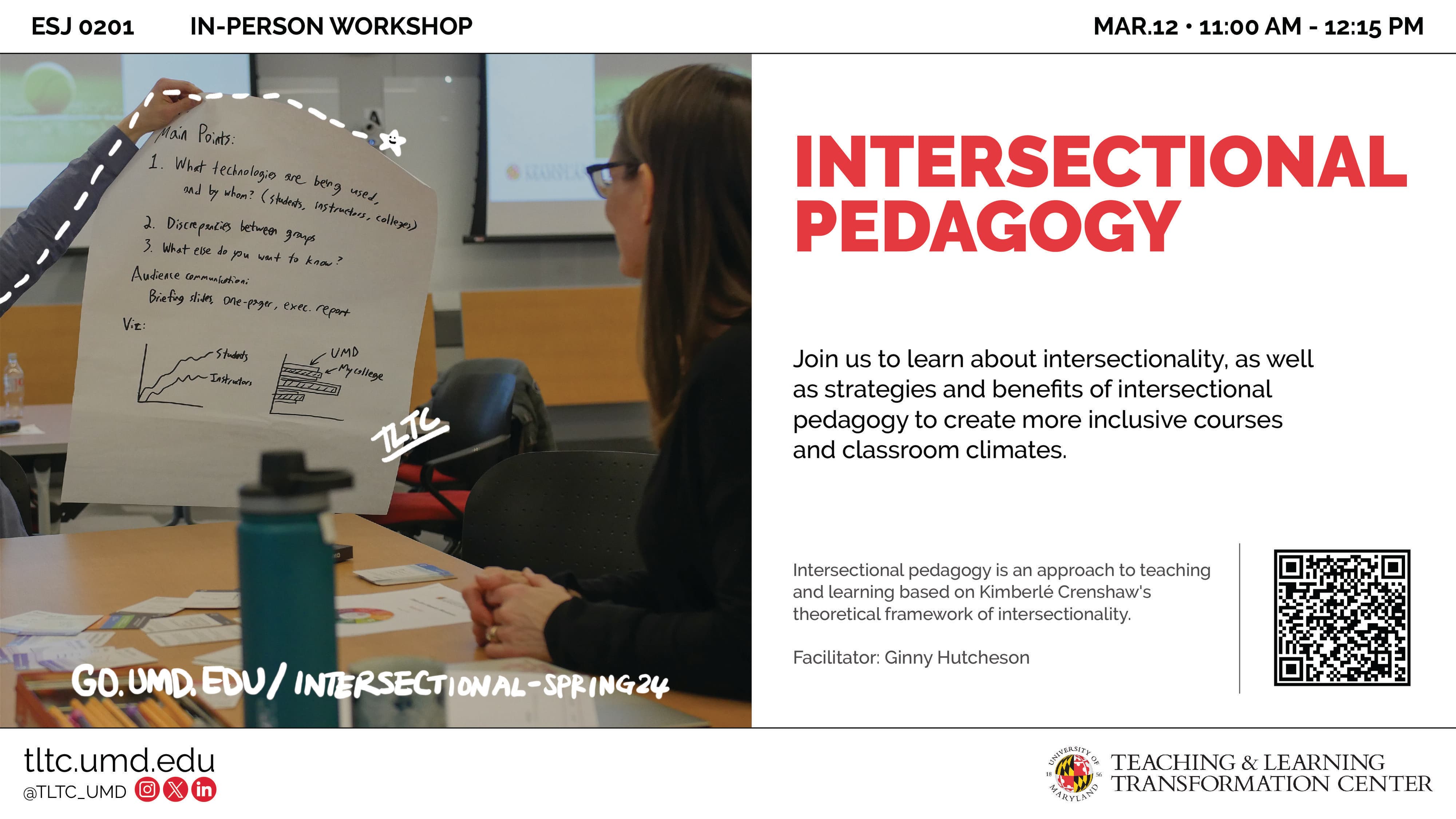 Intersectional Pedagogy flyer
