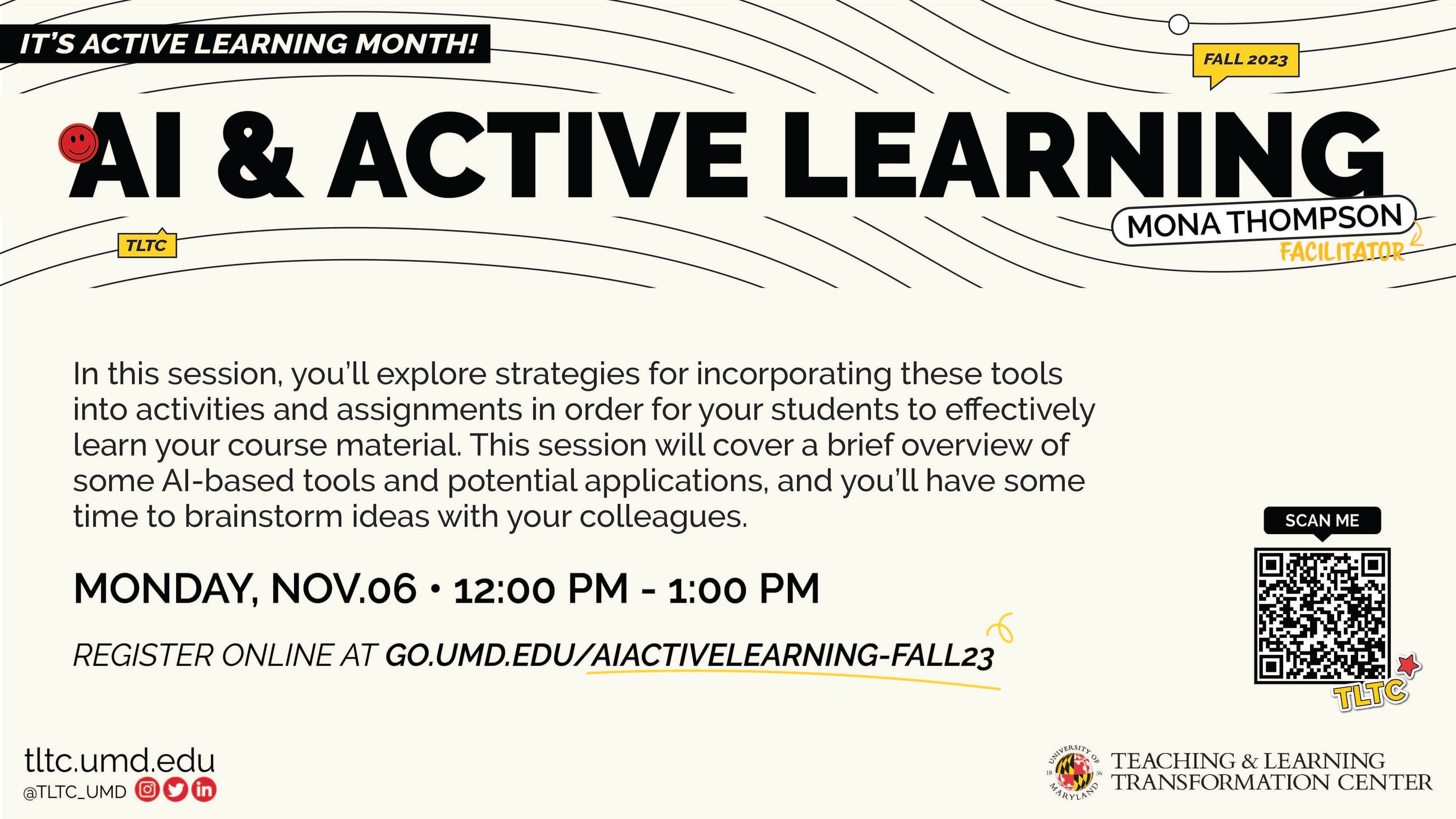 Flyer for AI and Active Learning