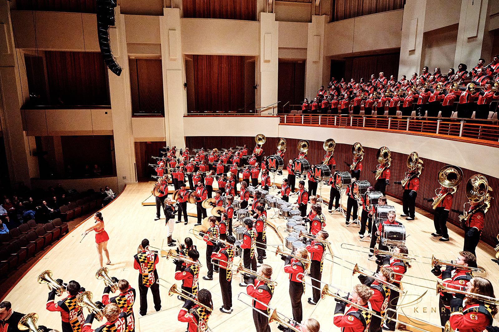 The Mighty Sound of Maryland perform on stage.