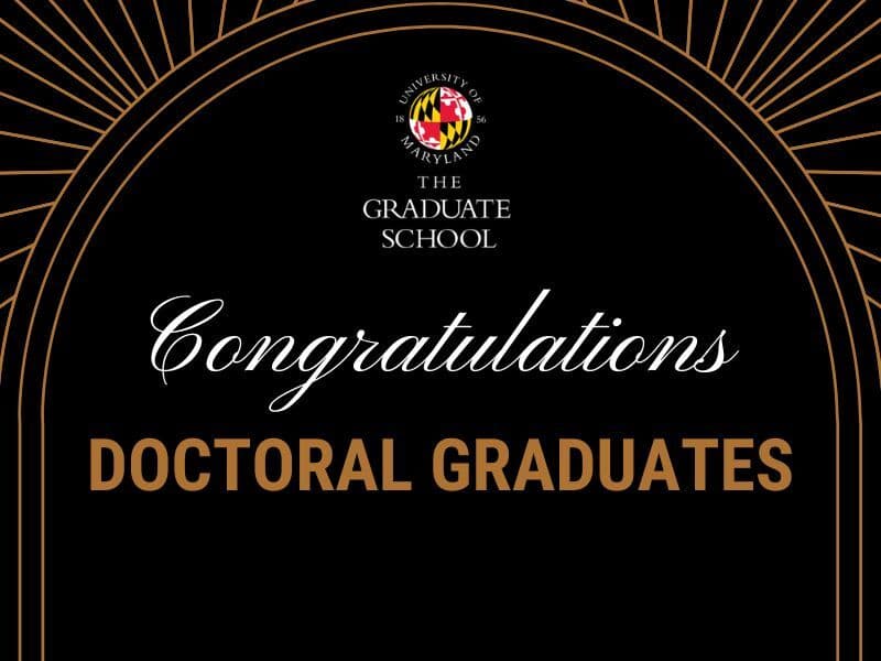 Doctoral Graduate Celebration Banner