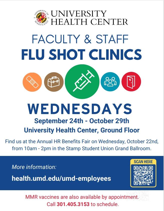 Faculty and Staff Flu Vaccine Clinics
