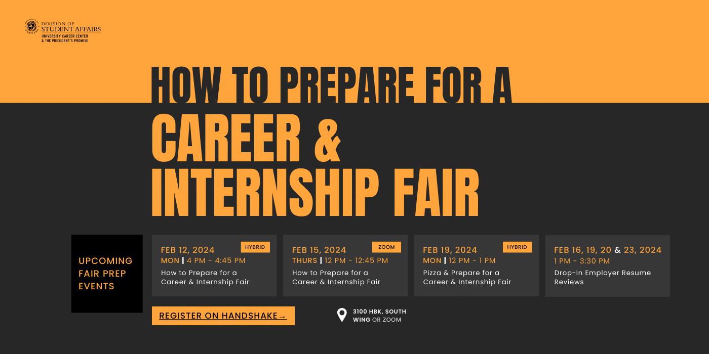 How to Prepare for a Career Fair Promo.