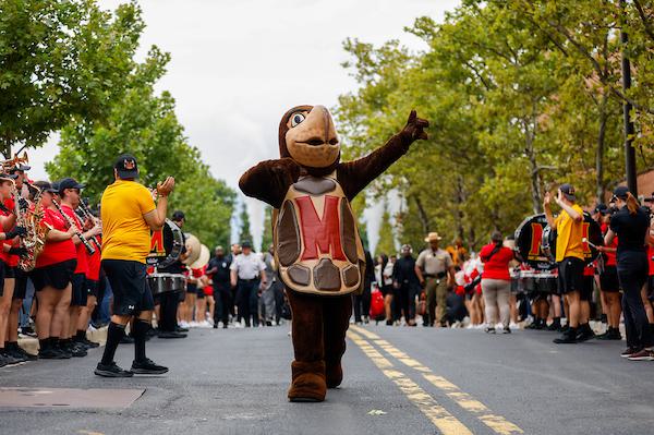 Testudo at Terp Alley!