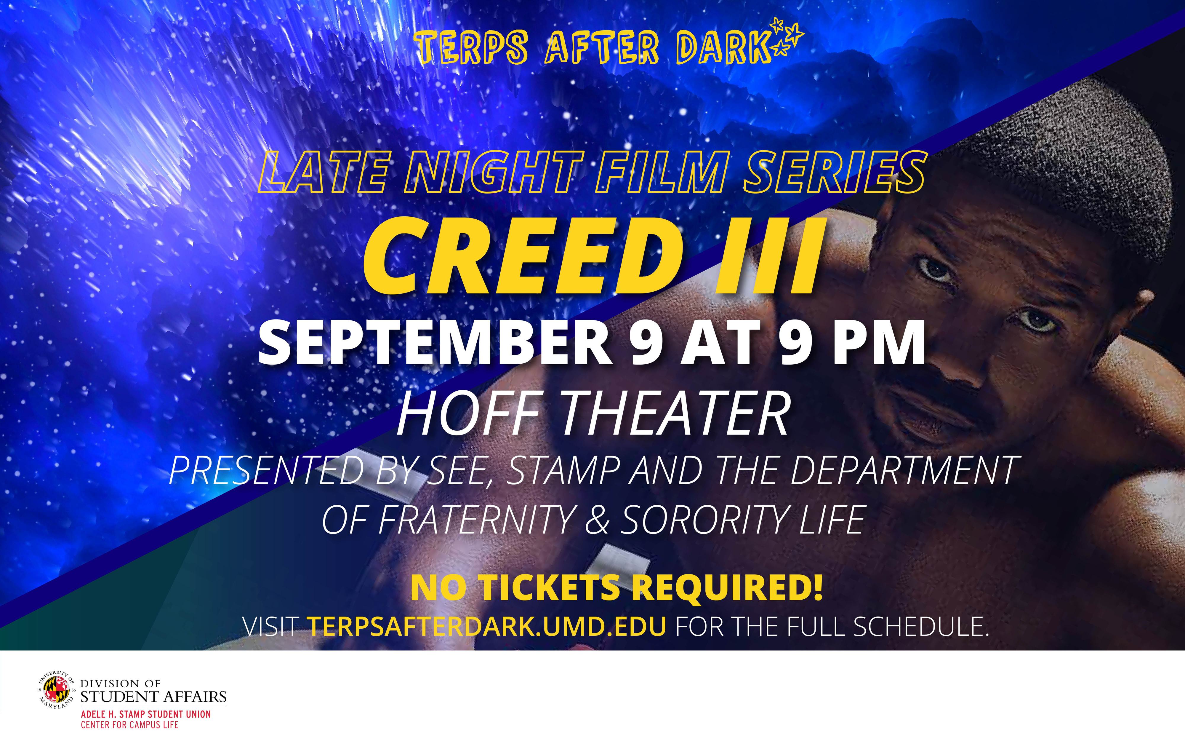 Terps After Dark Creed III