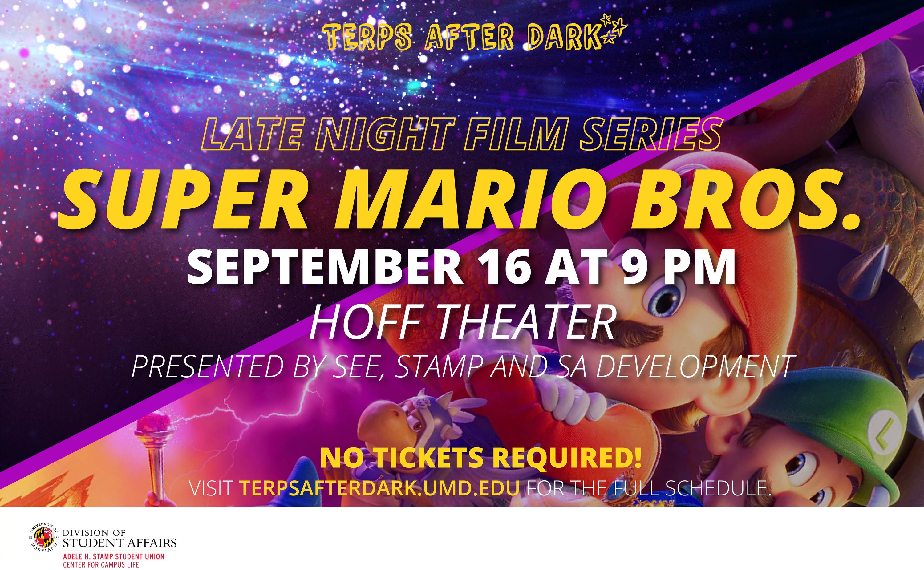 Terps After Dark Super Mario Bros.