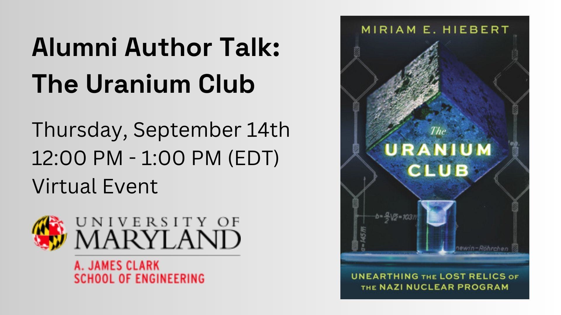 Clark School Alumni Author Talk