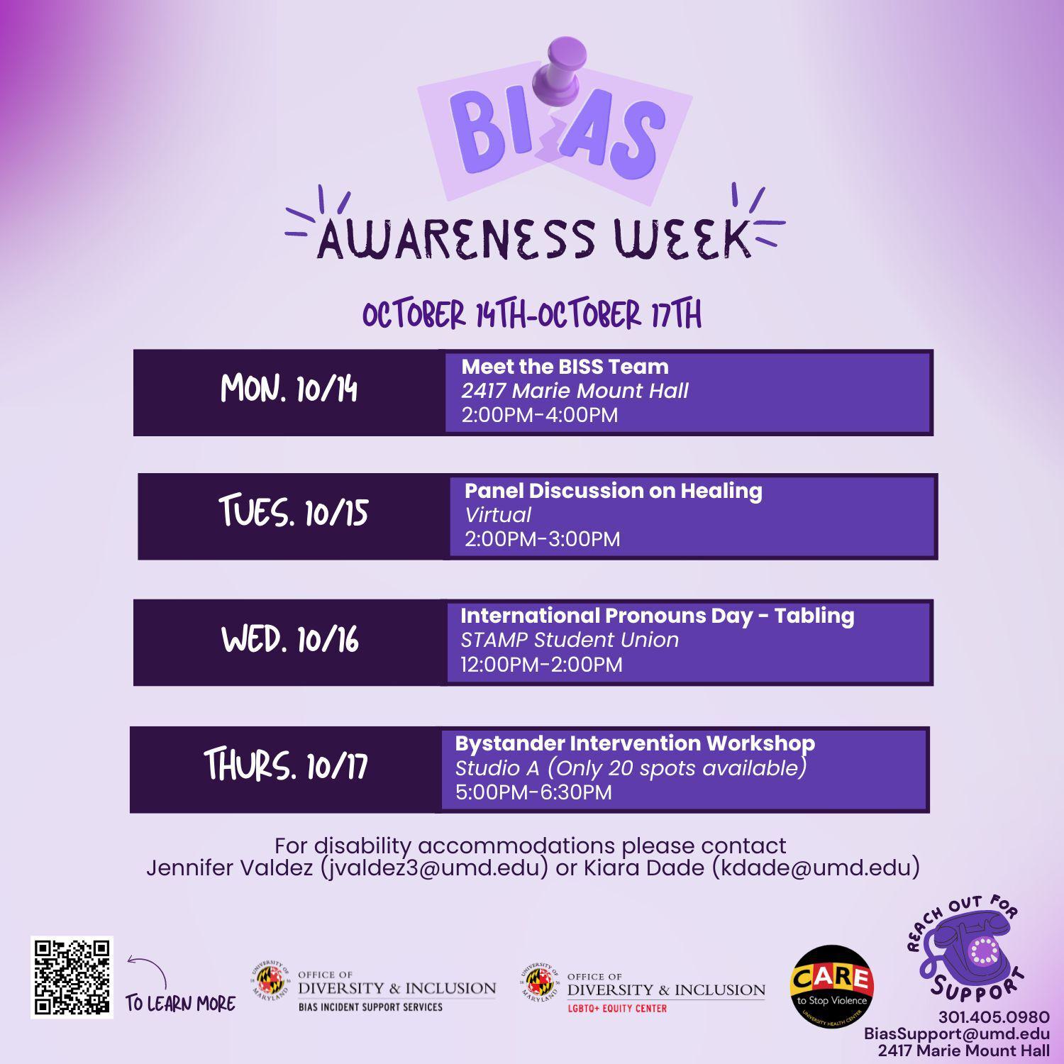 Bias Awareness Week logo