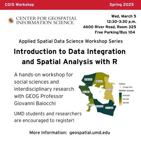 An educational graphic illustrating the concepts of integration and spatial analysis using R programming language.