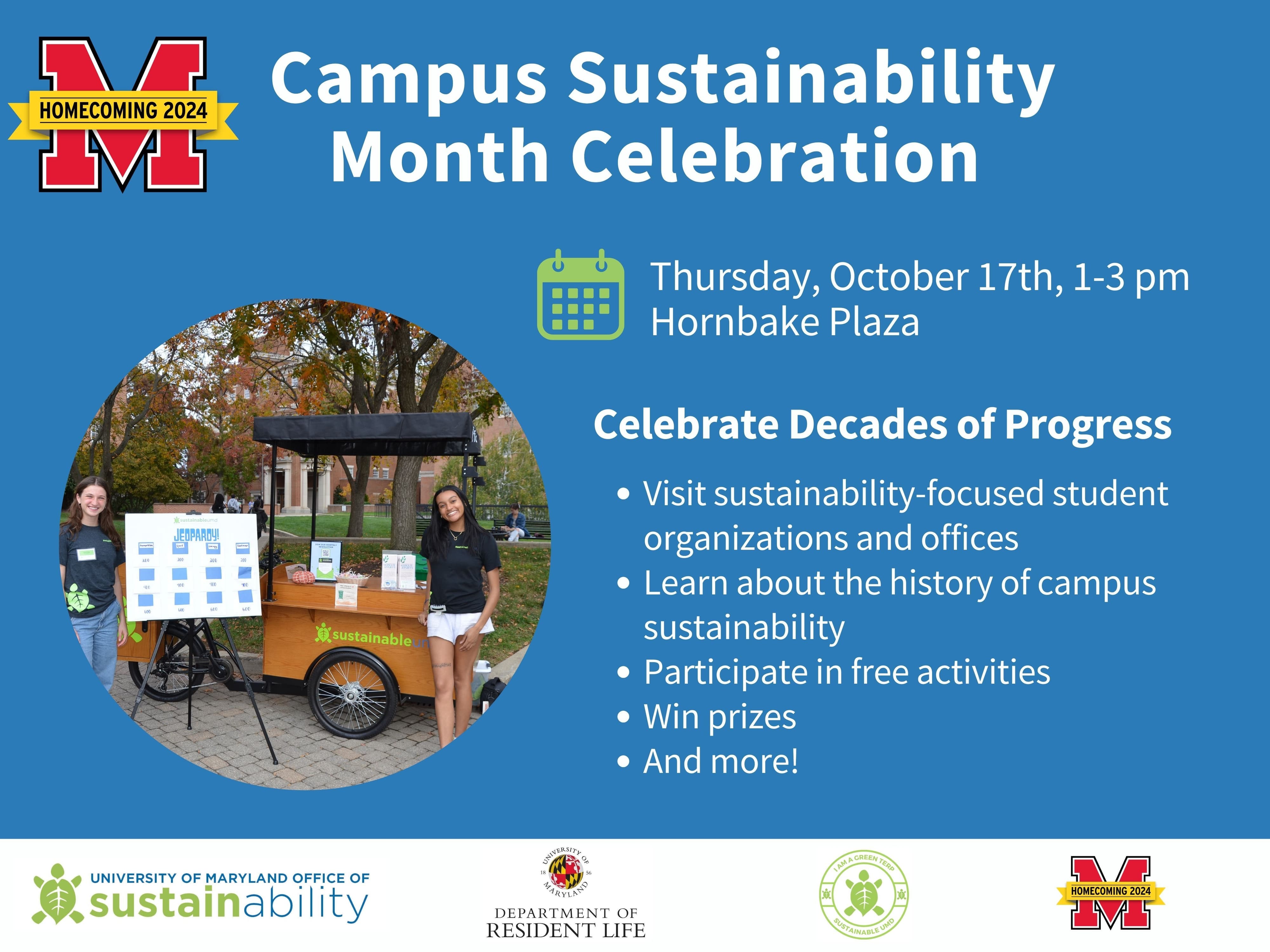 Campus Sustainability Month Photo and Information