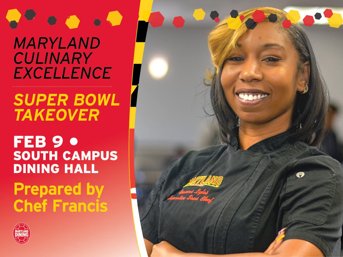 Super Bowl Station: Chef Francis' Takeover at South Campus Dining Hall