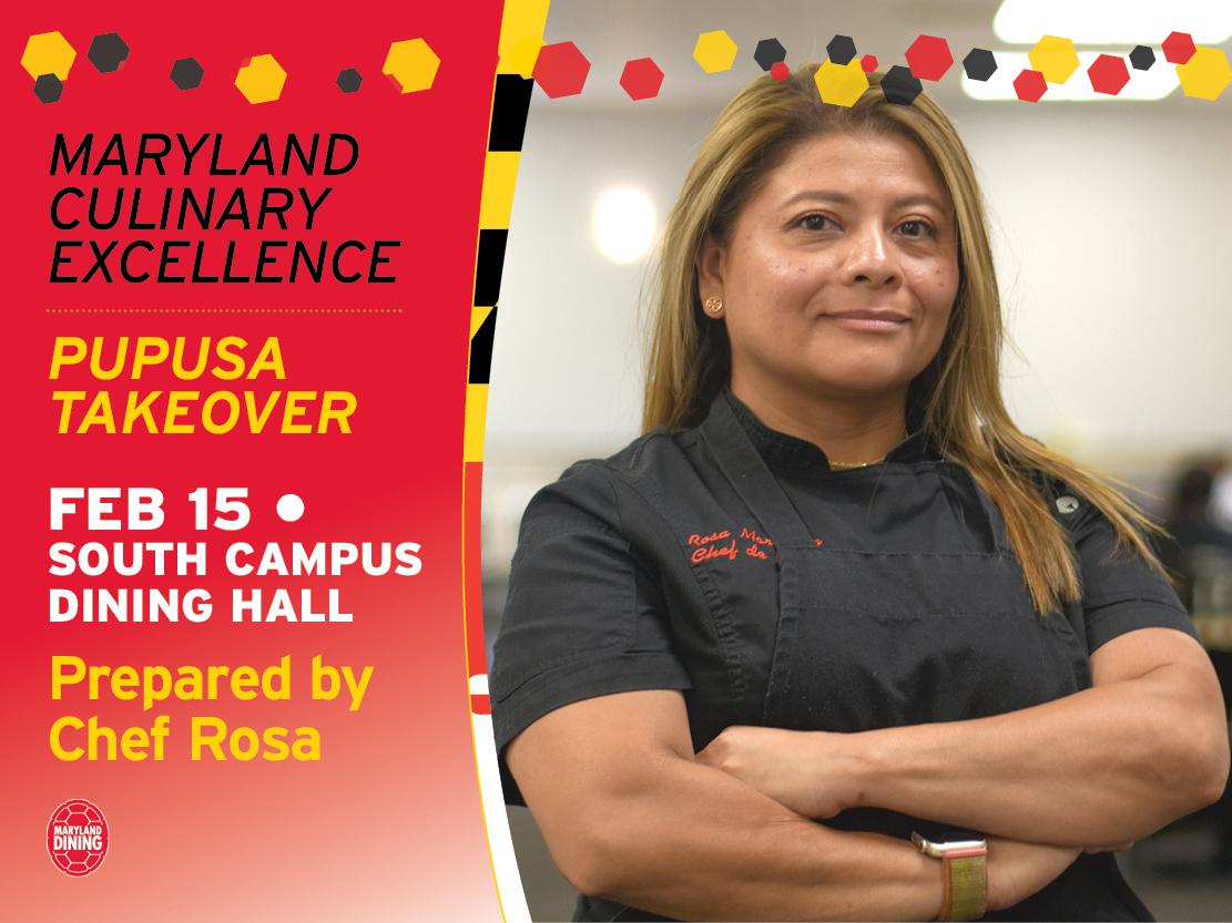 Cheff Rosa University of Maryland Calendar | Pupusa Station: Chef Rosa Takeover…