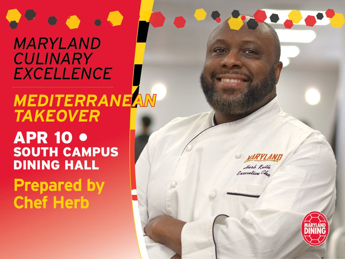 Mediterranean Station: Chef Herbs' Takeover at South Campus Dining Hall