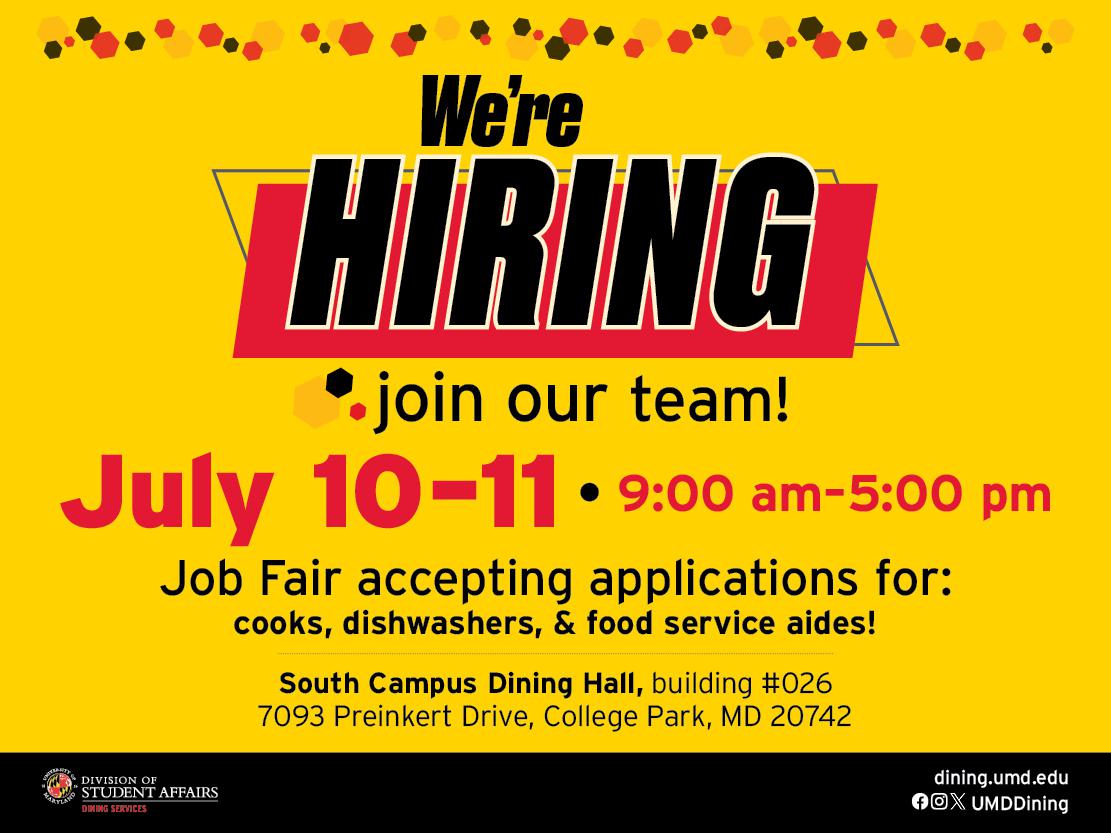 Dining Services Job Fair