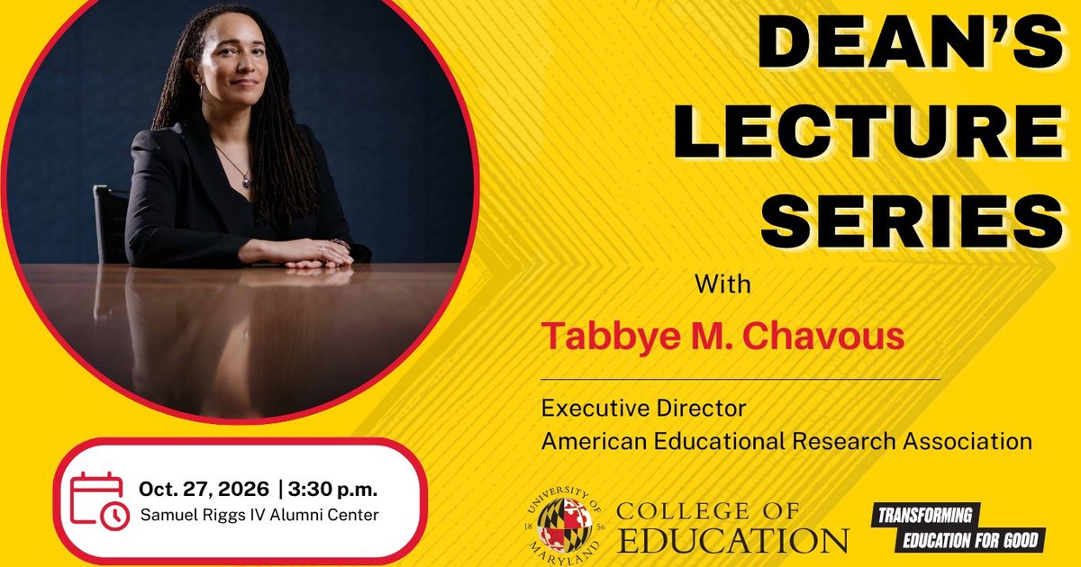 Dean's Lecture Series: The Work of Connection: Research, Leadership and the Conditions for Thriving in Education