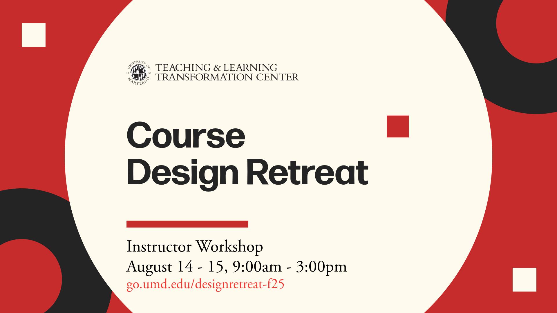 Course Design Retreat Flyer