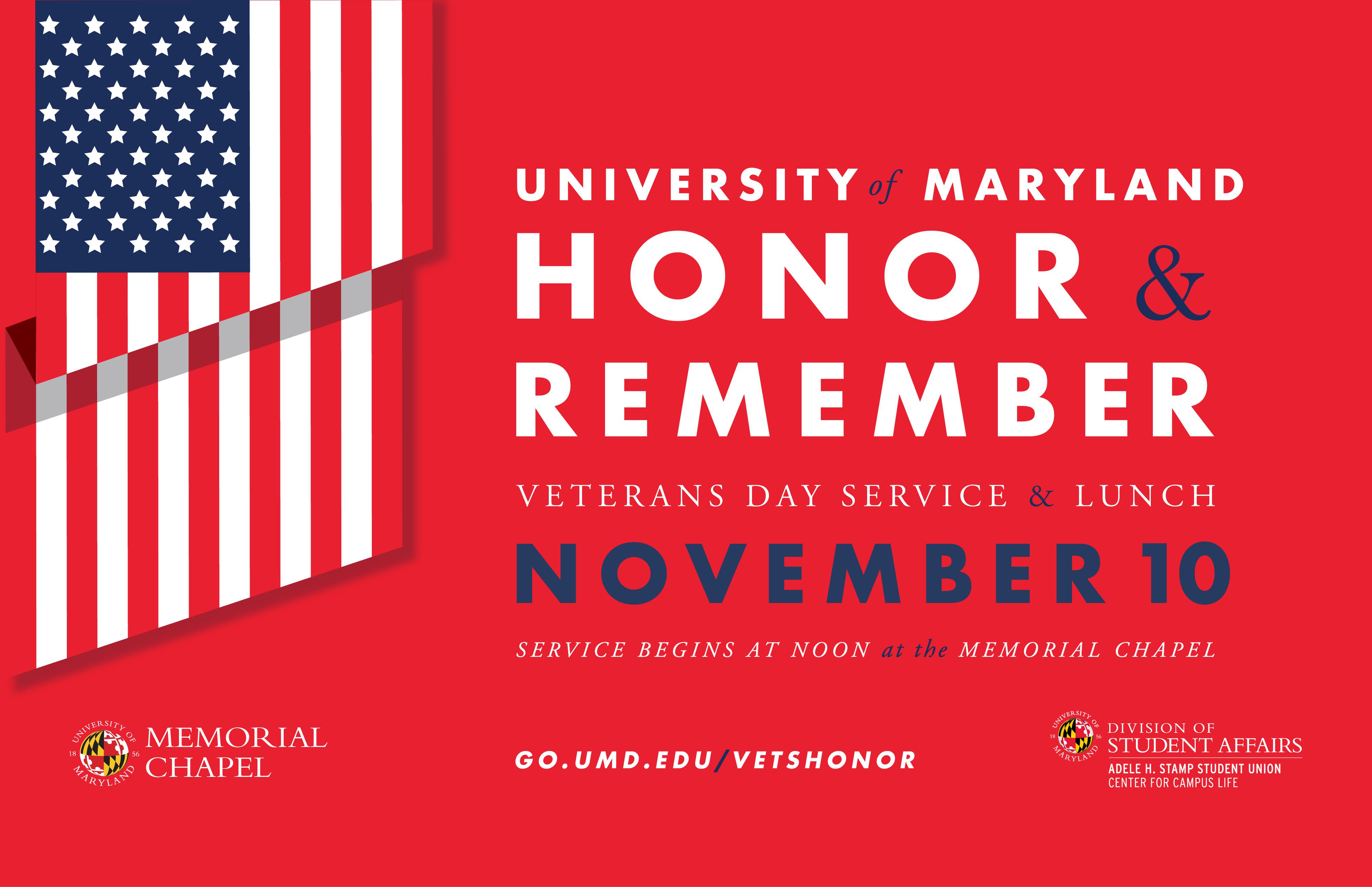 Veterans Day Honor & Remember Service