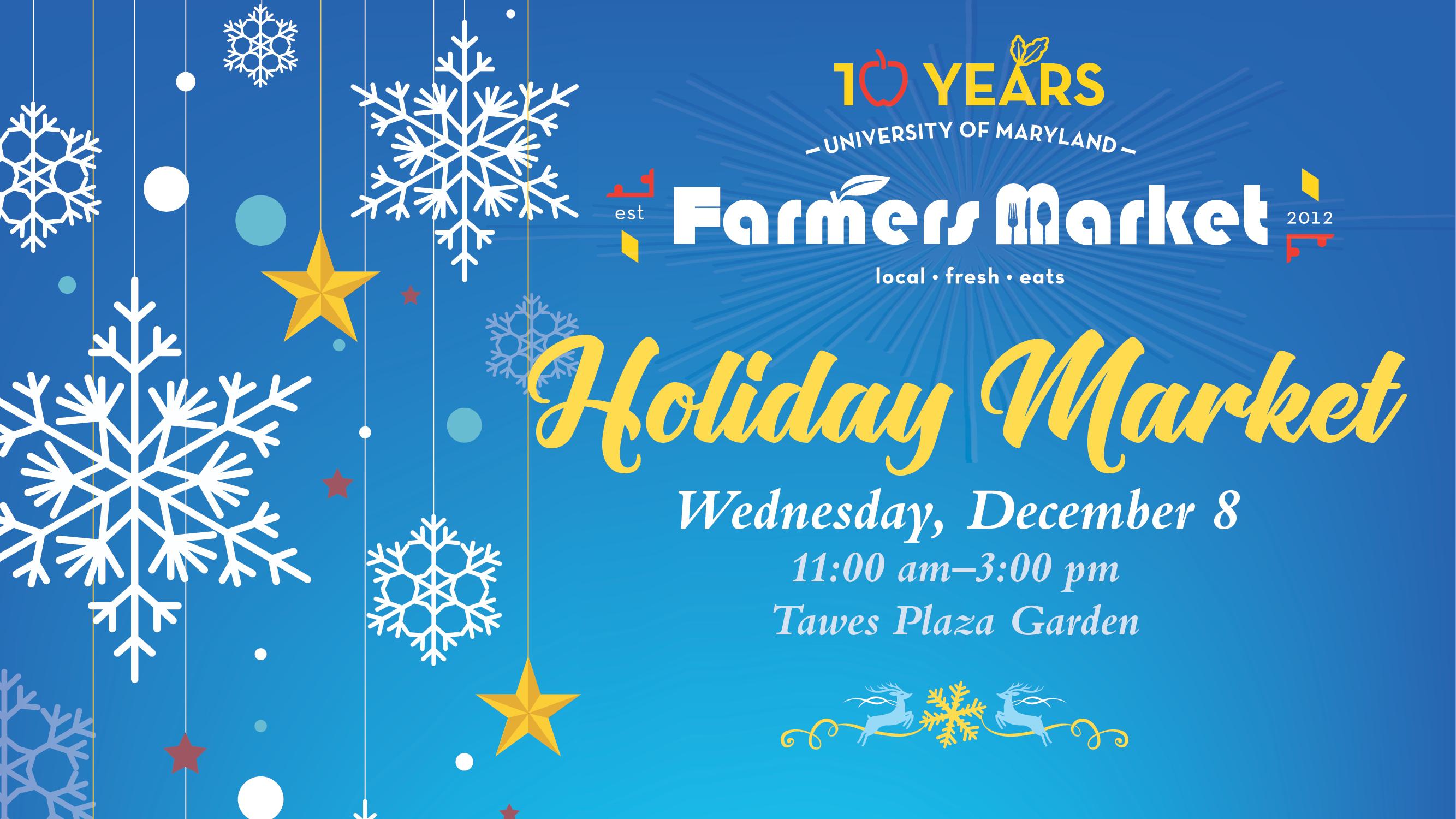 University of Maryland Calendar Holiday Farmers Market University of Maryland Calendar Holiday Farmers Market