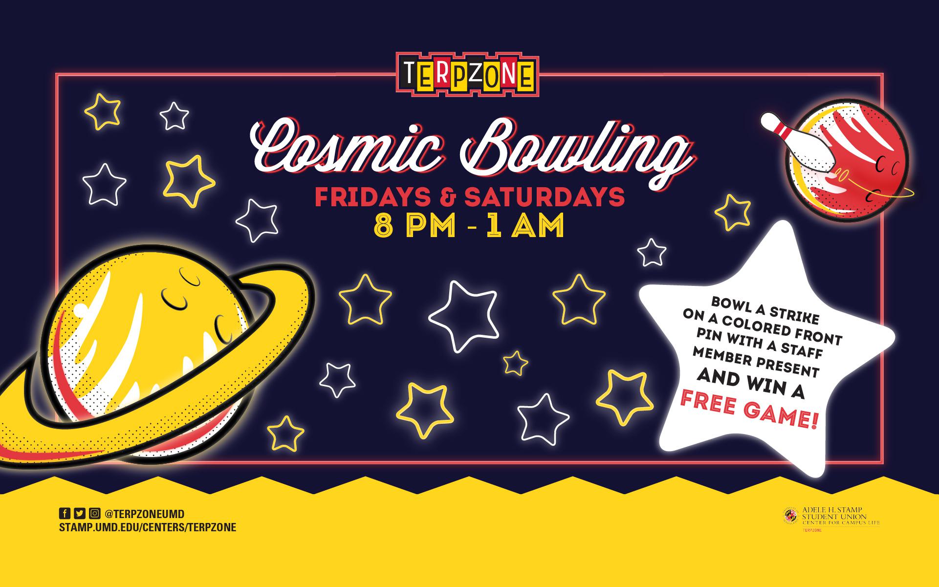 Cosmic Bowling at TerpZone