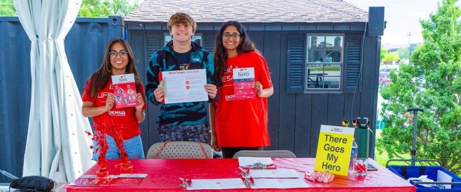 Students holding certificates
