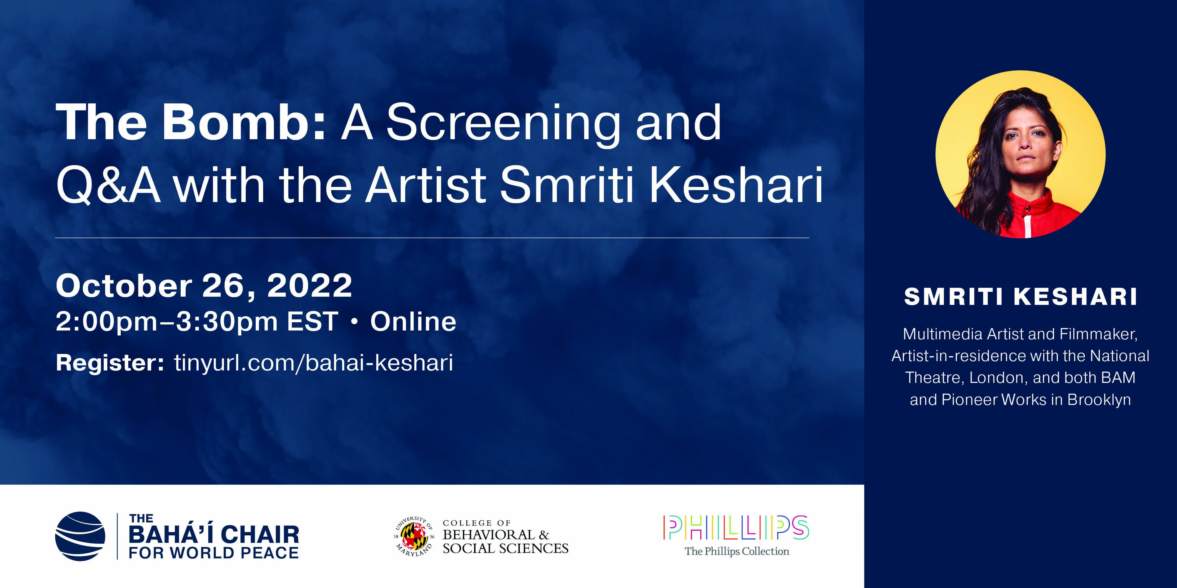 Event image with speaker photograph