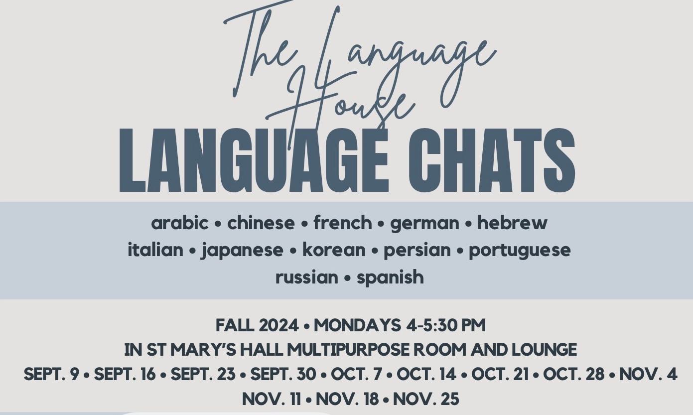 Language House Language Chats