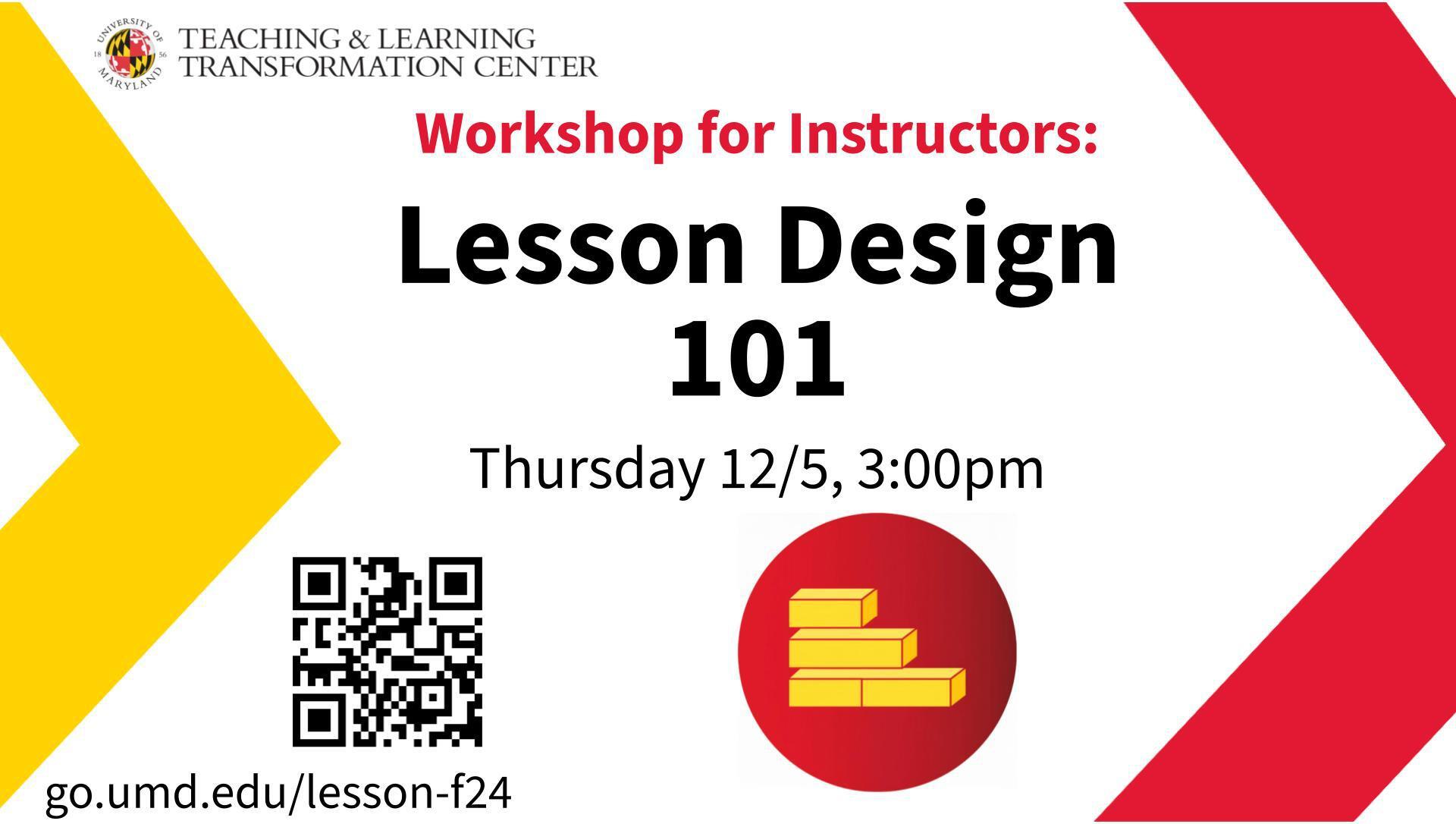 University of Maryland Calendar | Lesson Design 101