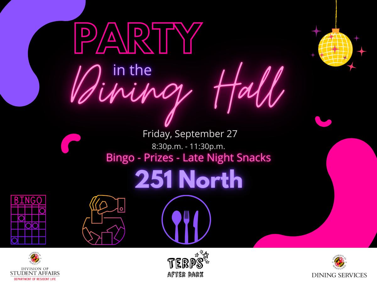 Party in the Dining Hall