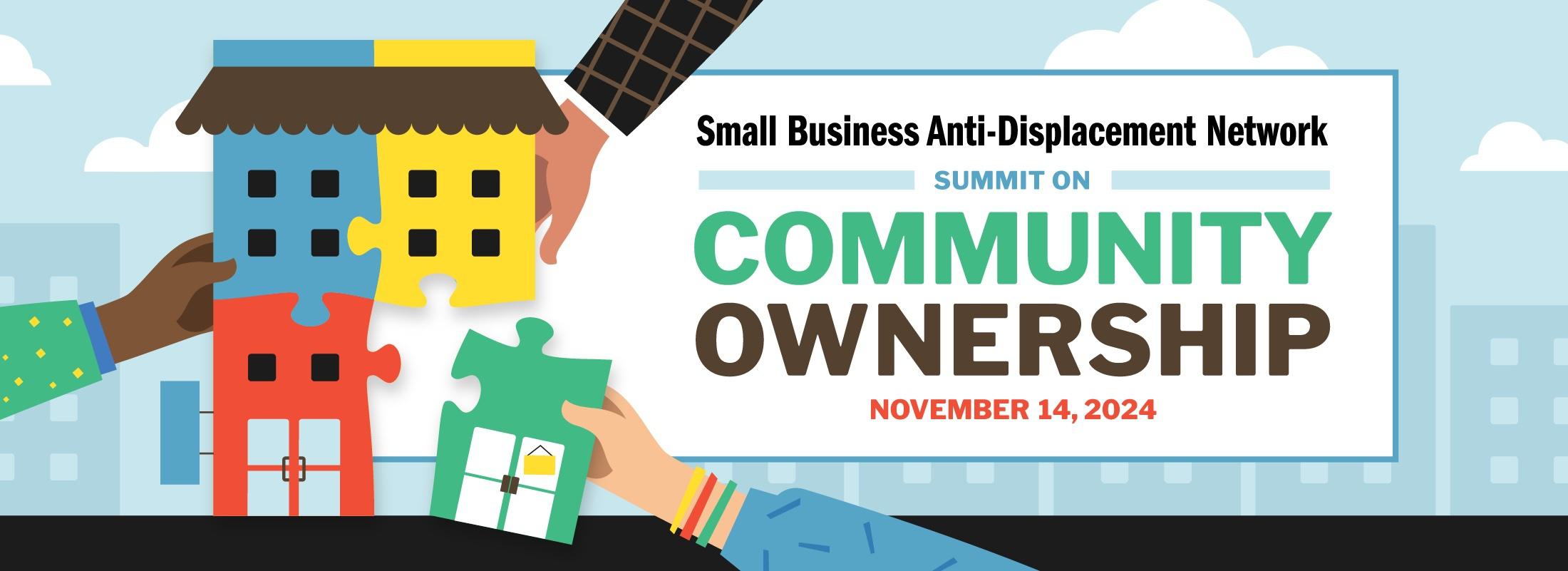 2024 SBAN Summit on Community Ownership Graphic