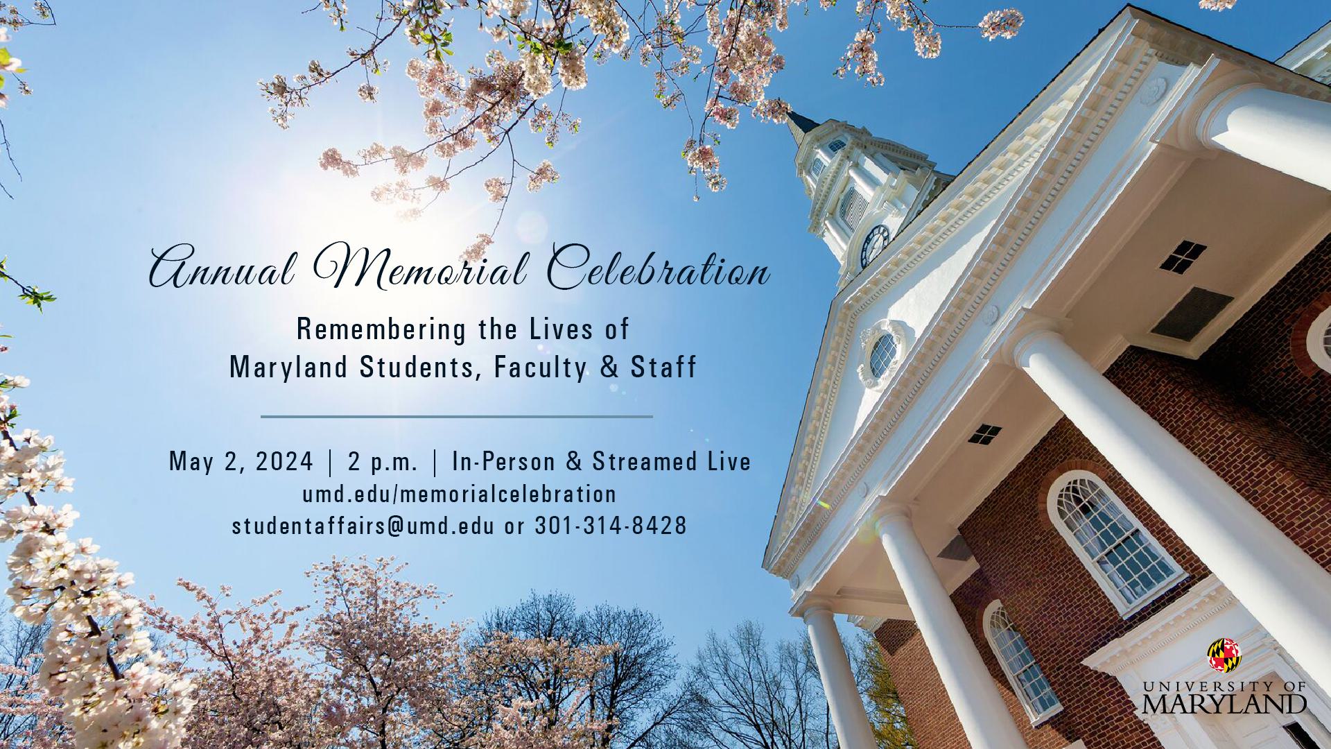Annual Memorial Celebration
