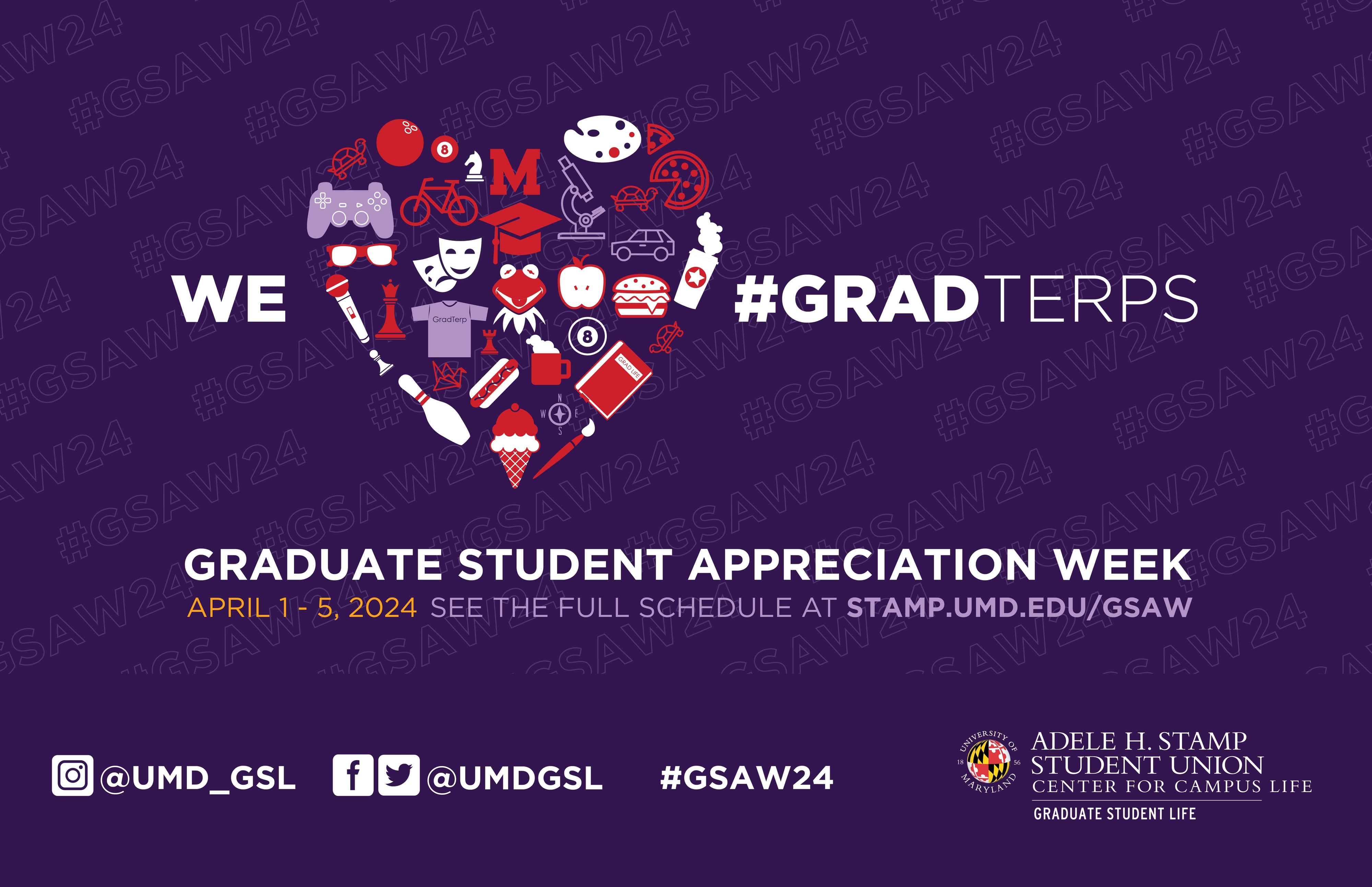Grad Week University of Maryland Calendar | Graduate Student Appreciation Week