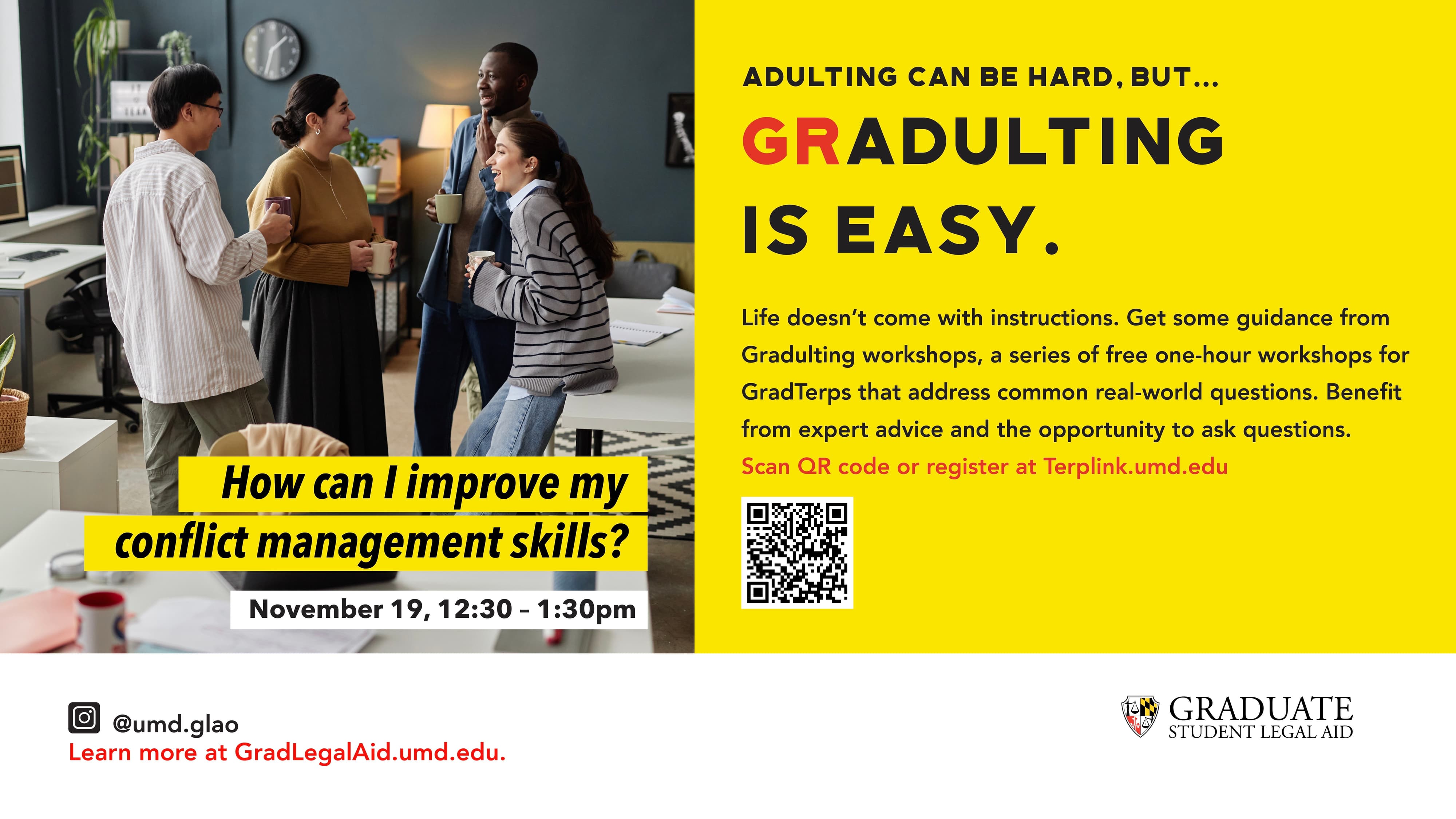 GRadulting Workshop: How can I improve my conflict management skills?