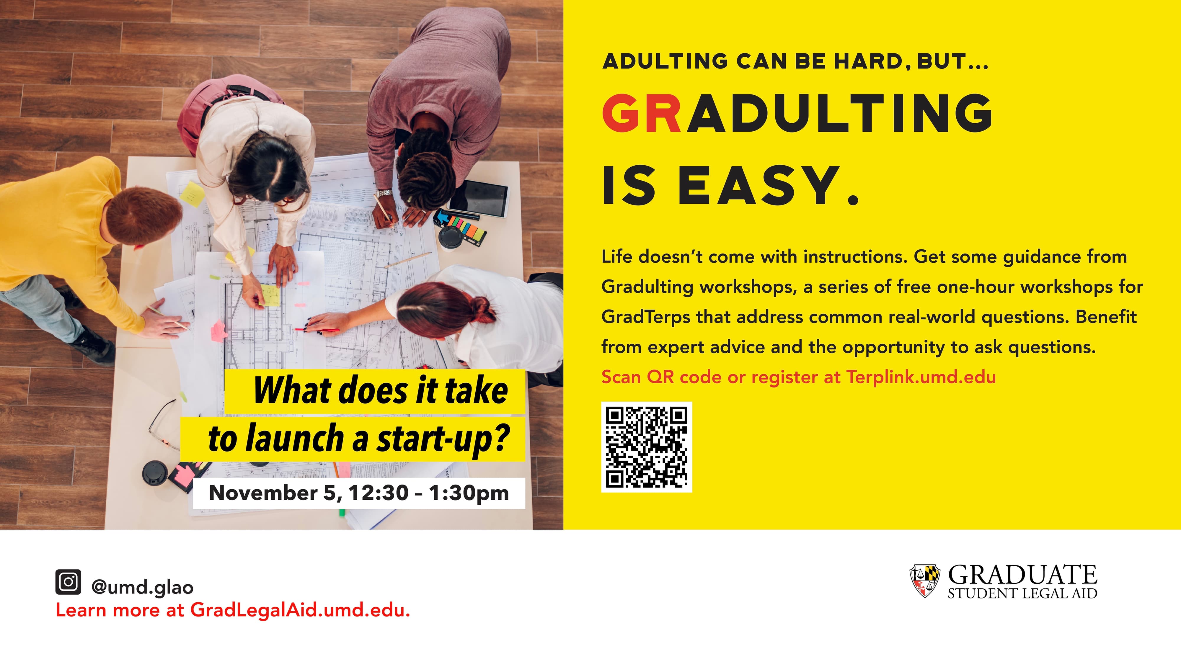 GRadulting Workshop: What does it take to launch a start-up?