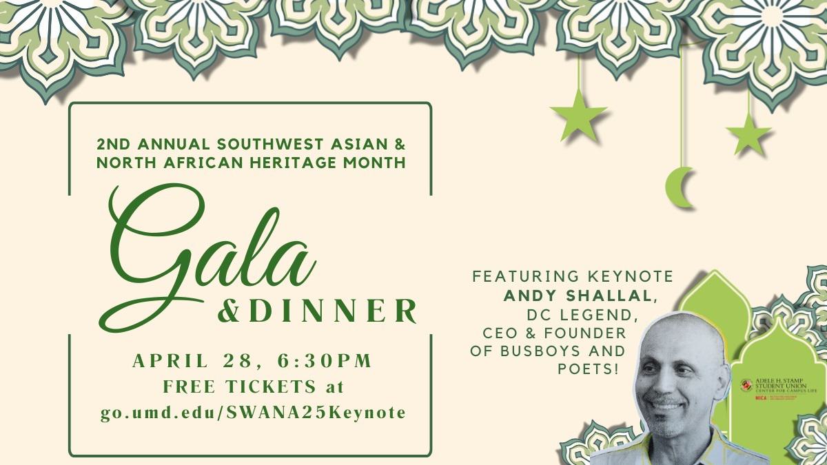 SWANA Heritage Month Gala & Keynote