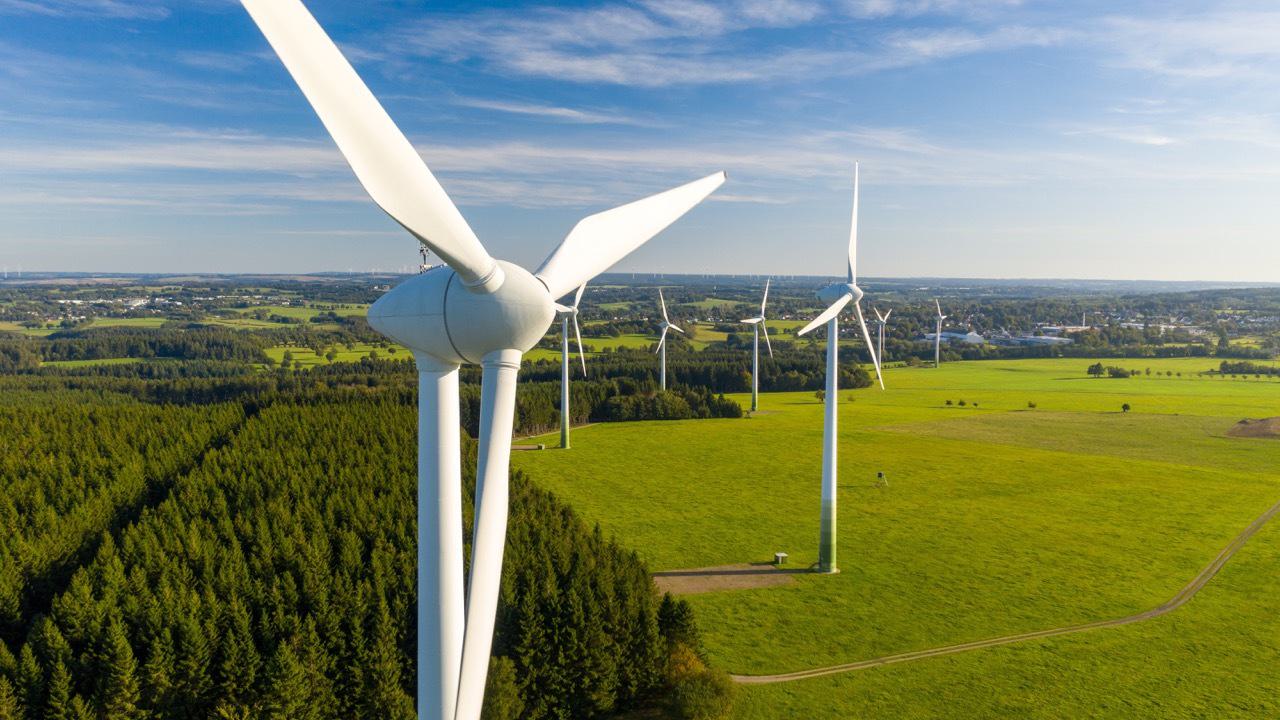 Picture of a wind farm