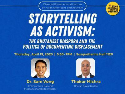 Storytelling as Activism Flyer
