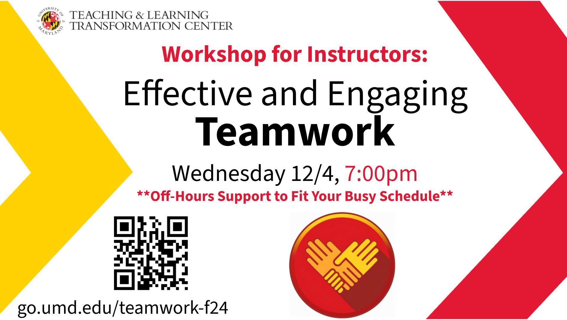 Effective and Engaging Teamwork