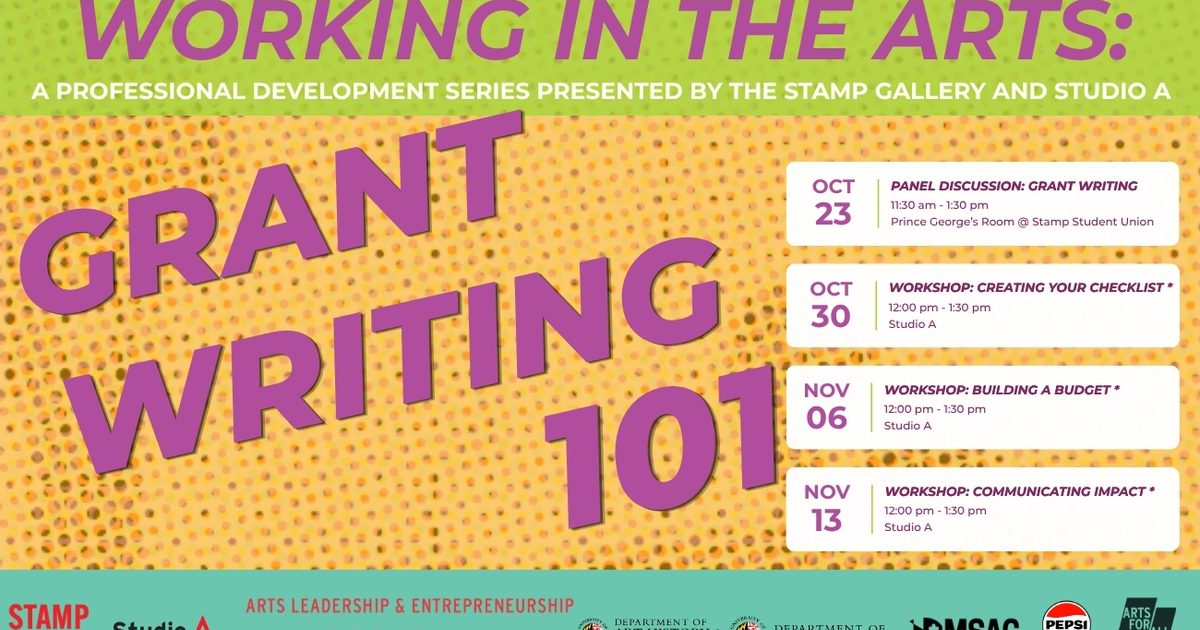 Working in the Arts: Grant Writing – Panel Discussion