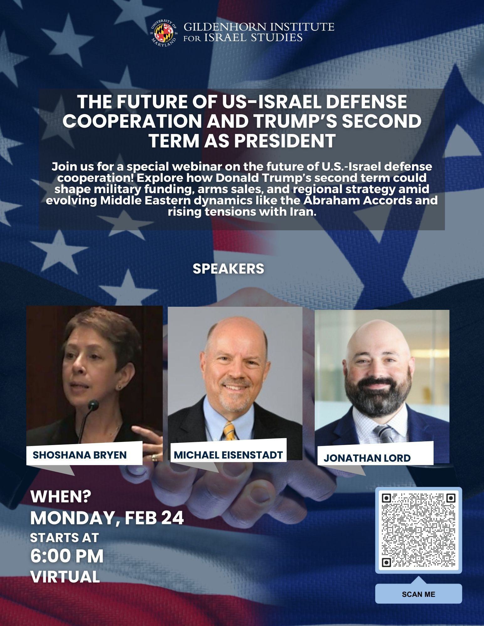 Flyer with program speakers