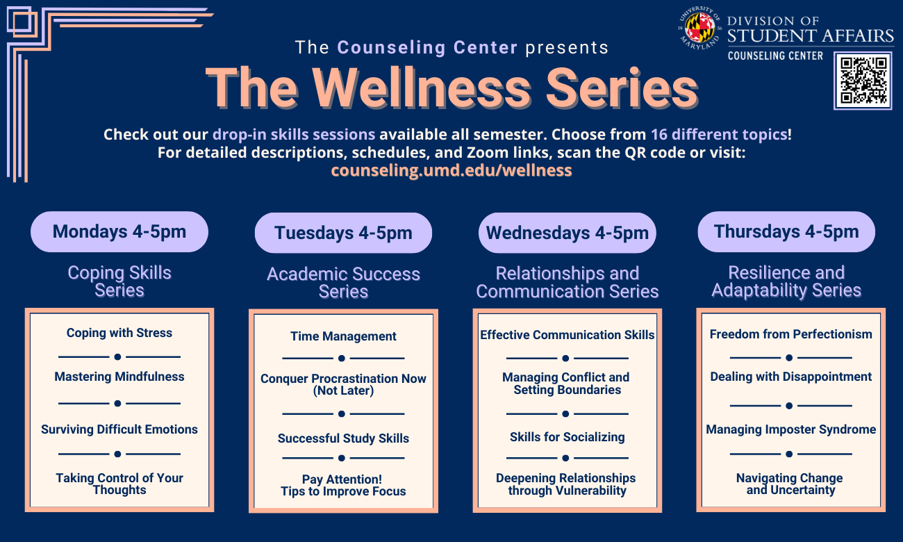 University of Maryland Calendar | The Wellness Series: Navigating…