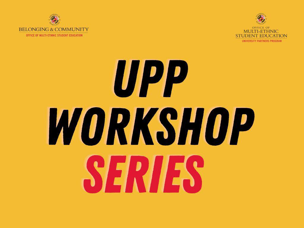UPP Workshop Graphic