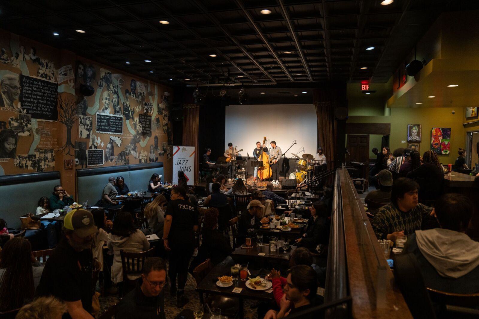 Jazz Jam at Busboys and Poets.