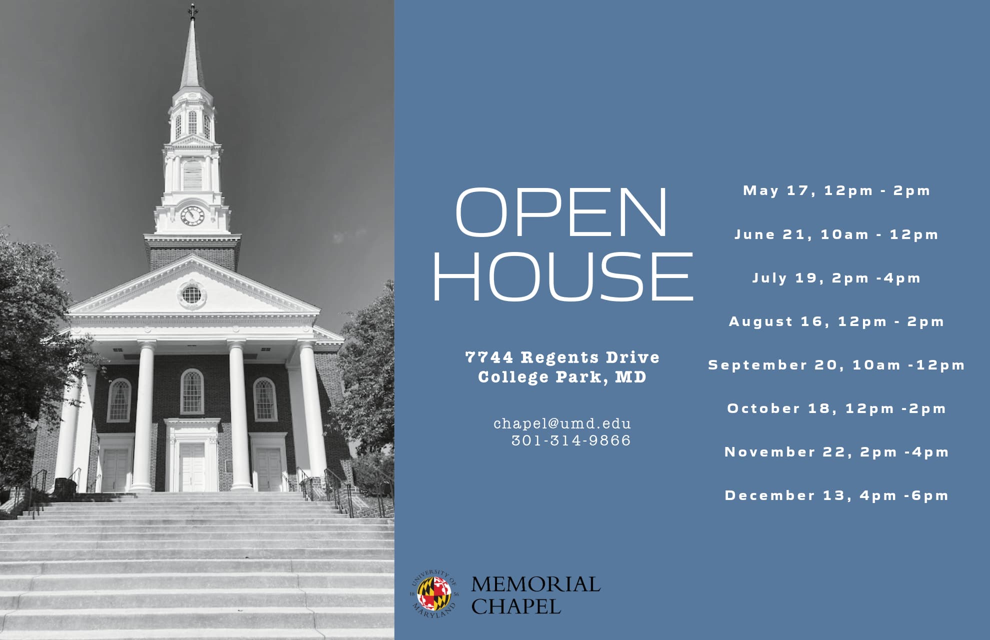 Open House flyer