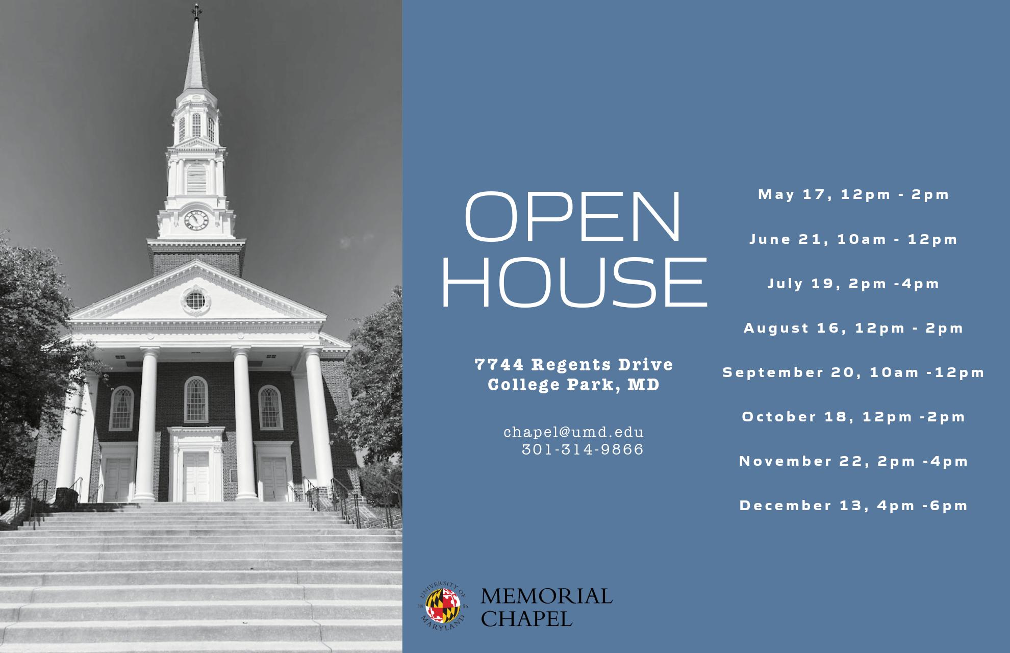 Open House flyer