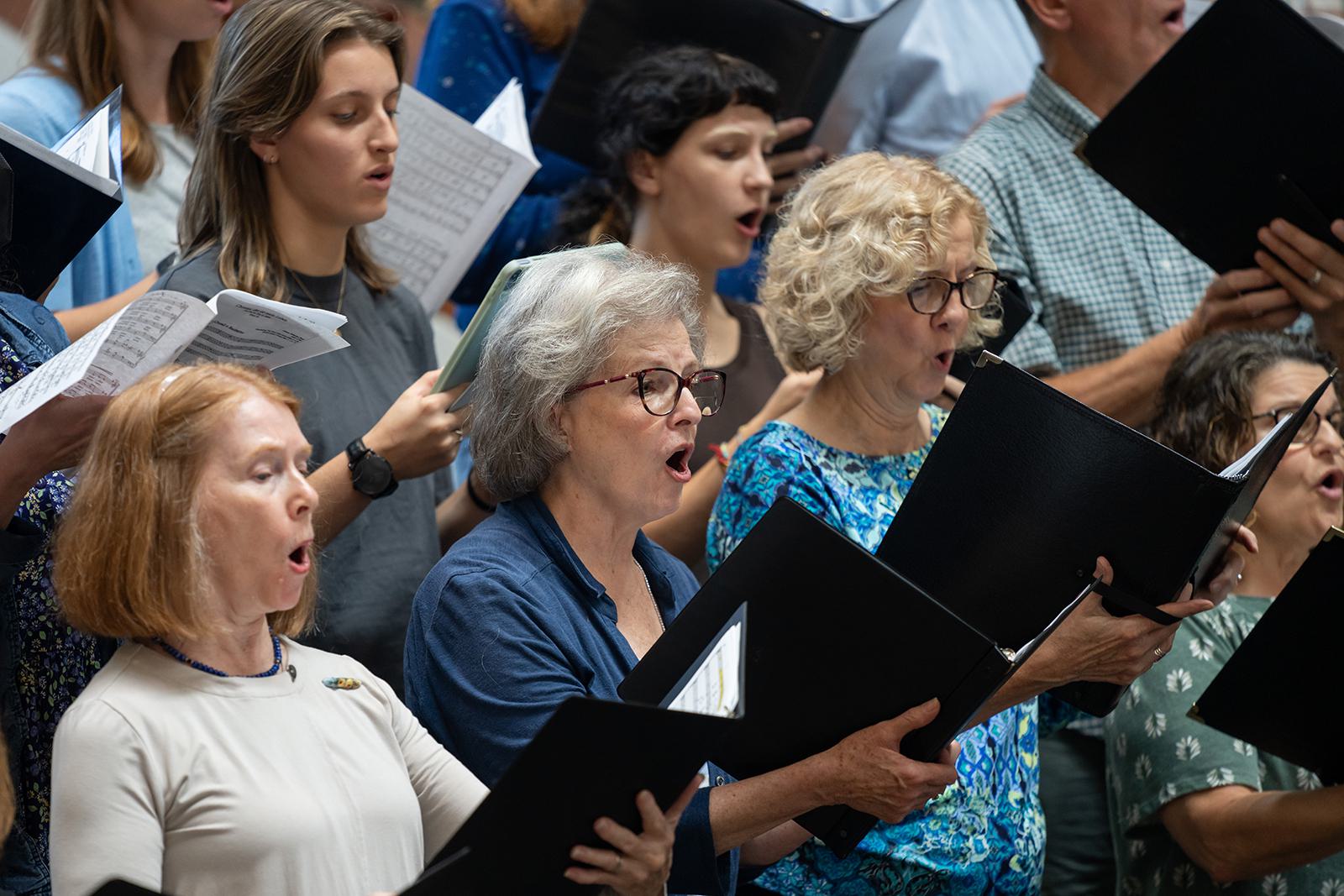 Summer chorus concert.