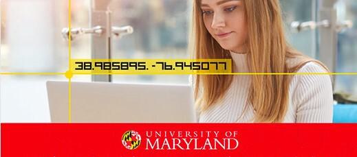 image of Woman student laptop