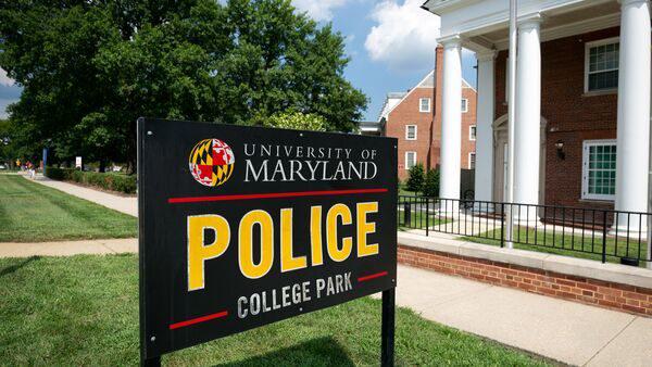 Exterior of the Pocomoke Building, home of the University of Maryland Police Department/UMPD.