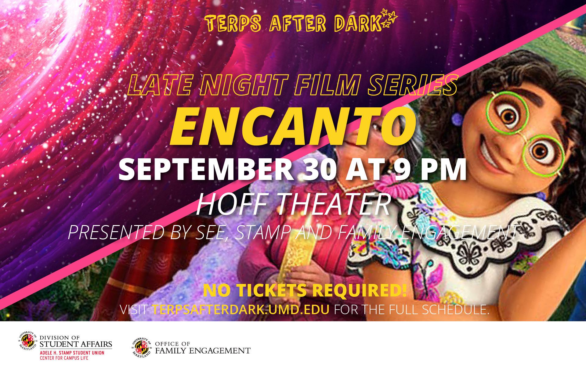 Terps After Dark Late Night Film Series: Encanto